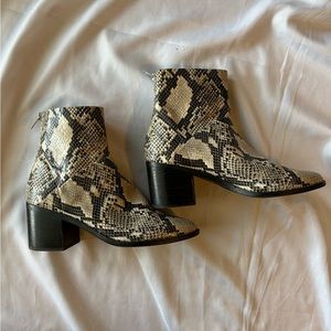 Treasure & Bond Snakeskin Bootie